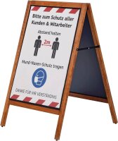 update displays Kundenstopper MULTI braun DIN A1 70,4 x 56,5 x 111,4 cm, 1 St.