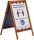 update displays Kundenstopper MULTI braun DIN A1 70,4 x 56,5 x 111,4 cm, 1 St.