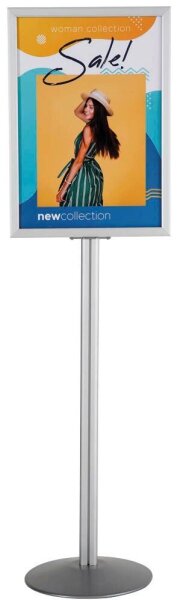 update displays Infoständer SIGN silber DIN A1 61,7 x 35,8 x 180,8 cm, 1 St.