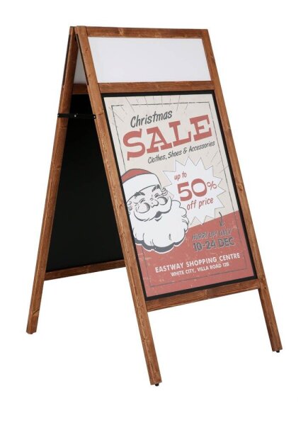 update displays Kundenstopper MULTI Plus braun DIN A1 71,2 x 101,0 x 140,5 cm, 1 St.
