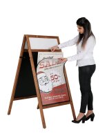 update displays Kundenstopper MULTI Plus braun DIN A1 71,2 x 101,0 x 140,5 cm, 1 St.