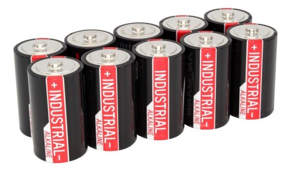 ANSMANN Batterien INDUSTRIAL Alkali-Mangan Mono D 1,5 V, 10 St.