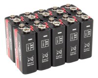 ANSMANN Batterien INDUSTRIAL Alkali-Mangan E-Block 9,0 V,...