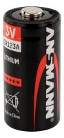 ANSMANN Batterien CR123A Lithium Fotobatterie 3,0 V, 2 St.
