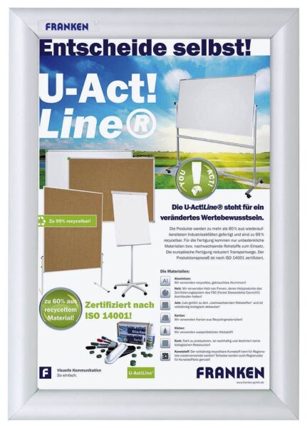 FRANKEN  Klapprahmen Security silber 24,1 x 32,8 cm, 1 St.