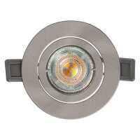 LEDVANCE RECESS DOWNLIGHT TWISTLOCK GU10 LED Einbaustrahler silber 4,3 W