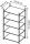 Manorga Schwerlastregal ZA22605NDT lichtgrau 125,0 x 60,0 x 200,0 cm