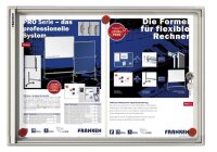 FRANKEN Schaukasten X-tra!Line  silber 2x DIN A4 37,0 x...