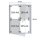 FRANKEN Schaukasten X-tra!Line  silber 4x DIN A4 51,0 x 3,0 x 68,0 cm, 1 St.