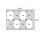 FRANKEN Schaukasten X-tra!Line  silber 8x DIN A4 96,0 x 3,0 x 68,0 cm, 1 St.