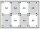FRANKEN Schaukasten X-tra!Line  silber 8x DIN A4 96,0 x 3,0 x 68,0 cm, 1 St.