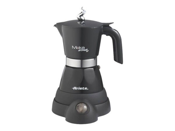 Ariete Moka aroma Espressokocher elektrisch schwarz, 2 oder 4 Tassen