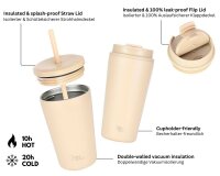 Milu Isolierbecher beige 400,0 ml, 1 St.