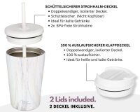 Milu Isolierbecher pink marble 400,0 ml, 1 St.