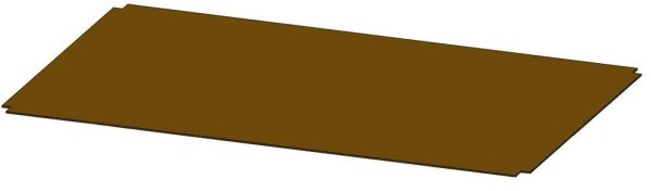 Manorga HDF-Fachboden braun 150,0 x 30,0 cm, 1 St.