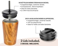 Milu Isolierbecher Holzoptik 500,0 ml, 1 St.