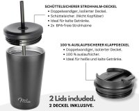 Milu Isolierbecher schwarz 400,0 ml, 1 St.