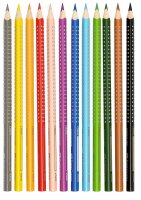 FABER-CASTELL Colour GRIP Buntstifte farbsortiert, 12 St.