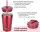 Milu Isolierbecher berry 500,0 ml, 1 St.