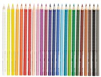 FABER-CASTELL Colour GRIP Buntstifte farbsortiert, 24 St.
