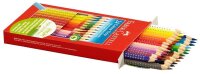 FABER-CASTELL Colour GRIP Buntstifte farbsortiert, 24 St.
