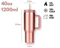 Milu Isolierbecher roségold 1,2 l, 1 St.