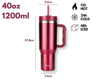 Milu Isolierbecher berry 1,2 l, 1 St.