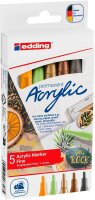 edding 5300 Acrylstifte-Set farbsortiert 1,0 - 2,0 mm, 5 St.