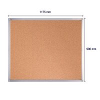 FRANKEN Schaukasten ECO silber 15x DIN A4 99,0 x 4,5 x 117,5 cm, 1 St.