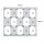 FRANKEN Schaukasten ECO silber 15x DIN A4 99,0 x 4,5 x 117,5 cm, 1 St.