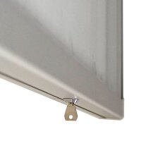 FRANKEN Schaukasten ECO silber 4x DIN A4 53,0 x 4,5 x 70,4 cm, 1 St.