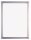 FRANKEN Schaukasten ECO silber 4x DIN A4 53,0 x 4,5 x 70,4 cm, 1 St.