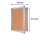 FRANKEN Schaukasten ECO silber 9x DIN A4 75,0 x 4,5 x 101,1 cm, 1 St.