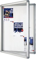 FRANKEN Schaukasten ECO silber 9x DIN A4 75,0 x 4,5 x...