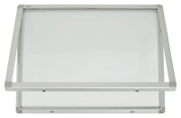 FRANKEN Schaukasten ECO silber 9x DIN A4 75,0 x 4,5 x 101,1 cm, 1 St.