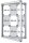 FRANKEN Schaukasten ECO silber 9x DIN A4 75,0 x 4,5 x 101,1 cm, 1 St.