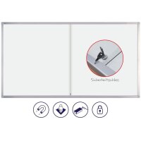 FRANKEN Schaukasten PRO silber 9x DIN A4 73,0 x 4,6 x 99,0 cm, 1 St.