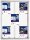 FRANKEN Schaukasten PRO silber 9x DIN A4 73,0 x 4,6 x 99,0 cm, 1 St.