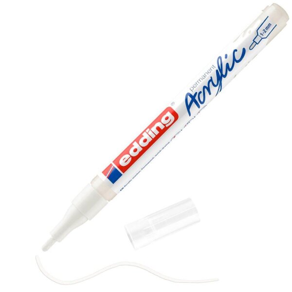 edding 5300 Acrylstift weiß 1,0 - 2,0 mm, 1 St.