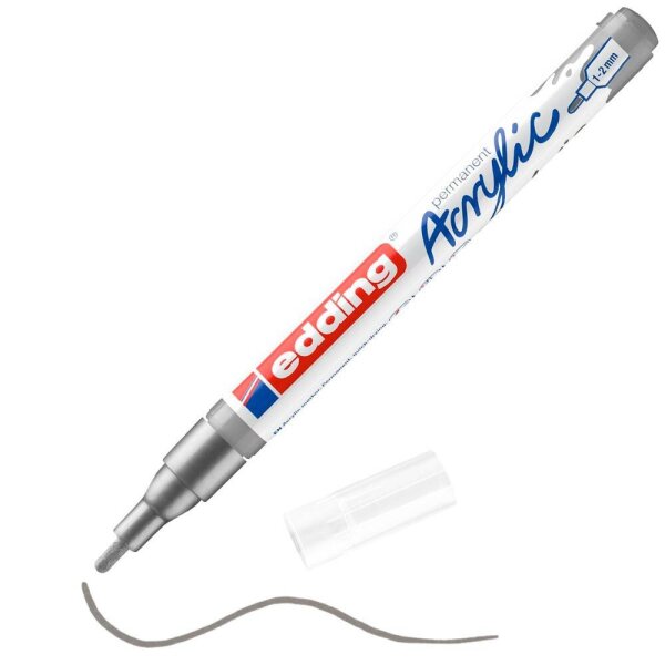 edding 5300 Acrylstift silber 1,0 - 2,0 mm, 1 St.