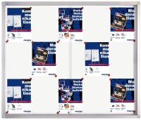 FRANKEN Schaukasten PRO silber 15x DIN A4 117,5 x 4,6 x...