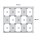 FRANKEN Schaukasten PRO silber 15x DIN A4 117,5 x 4,6 x 99,0 cm, 1 St.
