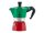 BIALETTI La Mokina Italia Tricolore Espressokocher grün, 1 Tasse