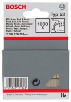 BOSCH Tackerklammern Typ 53 4 mm, 1.000 St.