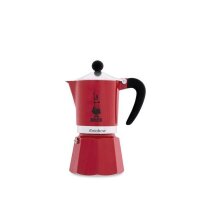 BIALETTI Rainbow Espressokocher rot, 6 Tassen