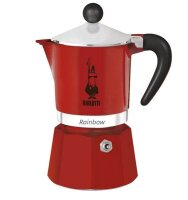 BIALETTI Rainbow Espressokocher rot, 1 Tasse