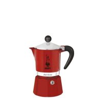 BIALETTI Rainbow Espressokocher rot, 3 Tassen