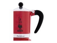 BIALETTI Rainbow Espressokocher rot, 3 Tassen