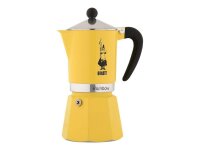 BIALETTI Rainbow Espressokocher gelb, 6 Tassen