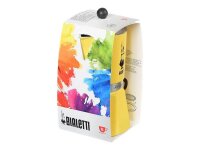 BIALETTI Rainbow Espressokocher gelb, 6 Tassen